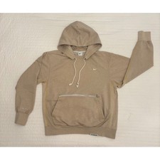 Nike Standard Issue Dri-FIT Hoodie Mens Medium Tan Heather CV0624-208 picture