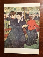 Henri de Toulouse-Lautrec Two Waltzers Art Postcard picture