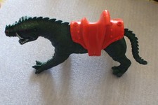 1984 RARE IMPERIAL DRAGON BEAST SABRETOOTH SERPENT FIGURE WITH SADDLE-HONG KONG picture