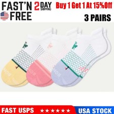 Bombas 3 pairs/Set Women's Running Ankle socks - Size Medium 8-10.5 3 Color picture