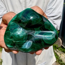 1.98LB TOP Natural Malachite crystal quartz Mineral specimen Reiki gem picture