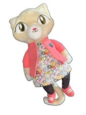 Manhattan Toy Alley Cat Club Jinx Plush Pink Jacket Polka Dot Pants Stuffed Toy picture