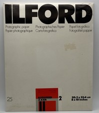 NEW Ilford Ilfospeed 2.44M Photographic Paper 8x10 25 Count Sealed picture