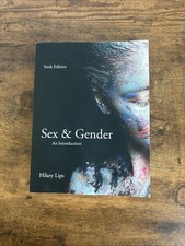 Sex and Gender : An Introduction by Hilary Lips (2017, Trade Paperback) picture
