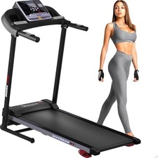 SereneLife Electric Folding Treadmill Exercise Machine - Smart Compact picture