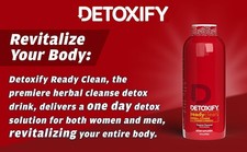 1x Bottle Ready Clean Detoxify Tropical Herbal Cleanse | 16oz | Fast Shipping picture