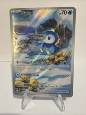 Pokemon Black Bolt Piplup Art Rare 098/094 AR Near Mint English picture