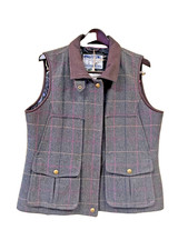 Joules  Fieldmore Tweed Vest Gillet UK18 US14 Rare Find picture