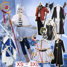 Frieren 6character uniform Wig Weapon Halloween Frieren Cosplay Costume fullset picture