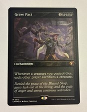 Grave Pact - Foil Etched Commander Masters NM picture