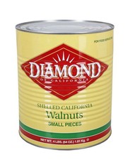 Diamond Small Walnut Pieces, 4 Pound, 6 Per Case picture
