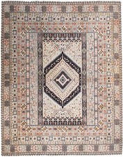 12x15 Vintage Moroccan Geometric Handmade Area Rug Unique Design 361cm x 447cm picture