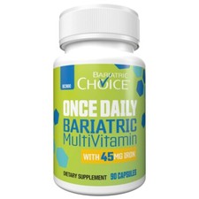 Bariatric Choice Once Daily Bariatric MultiVitamin with 45mg Iron, (90ct) picture