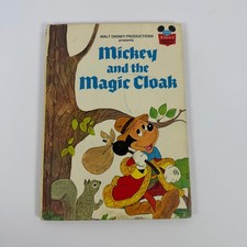 Vintage 1975 Mickey and the Magic Cloak Disney Wonderful World of Reading Book picture