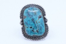 Sterling Silver Turquoise Navajo Ring picture