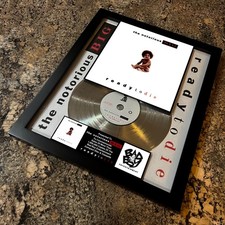 The Notorious BIG ( Ready To Die ) Platinum Music Award Vinyl LP Record CD picture