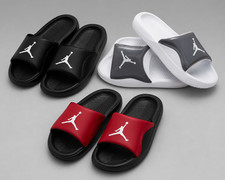 Men's Jordan Franchise Slide Varsity Red White Grey picture