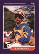 1992 Horse Star Jockey Trading Card #52 Angel Cordero Jr. picture