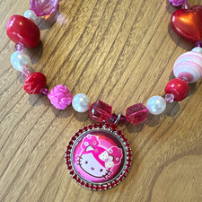 Tarina Tarantino Hello Kitty Pink Head Necklace picture