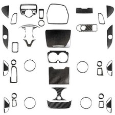 45Pcs Real Carbon Fiber Full Interior Trim Kits For Benz C Class W205 2015-2021 picture