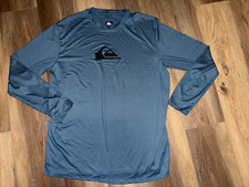 Quiksilver Mens Large Blue Short Sleeve Graphic T-Shirt picture