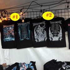Iron Maiden Megadeth Anthrax merch 2026 T-shirt reprint S-5XL picture