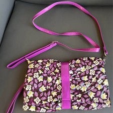 Vera Bradley Frill Concert Clutch Crossbody Bag in Plum Petals 2012 picture