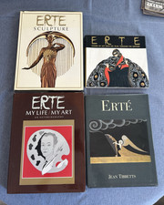 Erté Art Book Collection (4) – Art Deco Coffee Table Books – Sculpture & Fashion picture