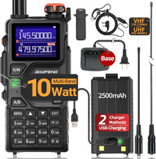 BAOFENG K5PLUS Radio Ham Radio 10W Rechargeable WalkieTalkies LongRange UV32 5RM picture