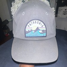 Patagonia Men's Snapback Hat Cap Blue, Outdoor Hiking, Wilderness picture