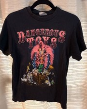 Vintage 1989 Dangerous Toys Sport'N A Woody Tour Band T-Shirt Medium picture