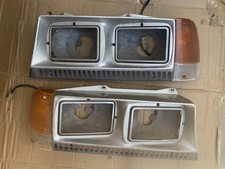 MASERATI BITURBO 228 HEADLIGHT HEAD LIGHT BUCKETS BEZEL TRIM LEFT RIGHT PAIR picture