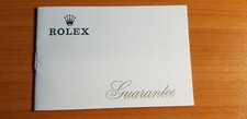 Rolex vintage Guarante Booklet blanc english undated picture