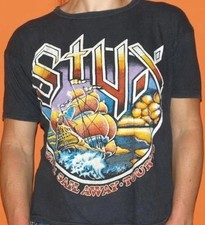 Rare 1979 STYX Come Sail Away Concert Tour Unisex T-shirt Men Women S-5XL picture