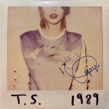 Signed Taylor Swift 1989 Vinyl Record SEALED Autographed LP ALBUM 2014 picture