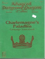 HR2 Charlemagne's Paladins Advanced Dungeons & Dragons 2E #9323 W/Map Near Fine picture