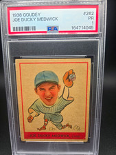 1938 Goudey Big League Chewing Gum Joe “Ducky” Medwick #262 Graded Cardinals picture