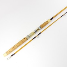 Vintage Custom-Built Fenwick SP782 Fiberglass Spinning Rod. Yellow Blank. 6’ 8”. picture