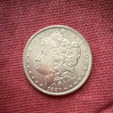 1880 Morgan Silver Dollar $1 - Philadelphia Mint - 90% Silver - Beautiful Coin picture
