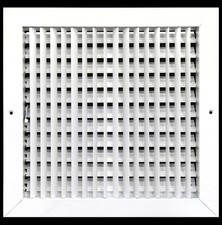 HVAC Premium SV1616 HP Adjustable Supply Diffuser 16x16 White Vent Cover picture