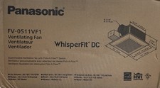 Panasonic FV-0511VF1 WhisperFit DC 110 CFM Ceiling Mounted Bath Exhaust - White picture
