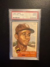 1953 Topps  #220 Satchell Paige PSA 2 GOOD HOF Iconic Card - price drop picture