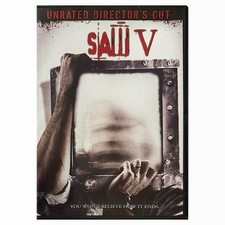 Saw V (DVD, 2008) Unrated Director’s Cut - NEW SEALED picture