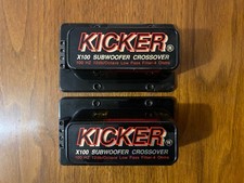 Kicker X100 Subwoofer 100 HZ 12db/Crossovers from early 90's in Great Condition picture