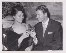 AUDIE MURPHY & GEORGIA MOLL-The Quiet American-Original Candid Photo-1957 picture