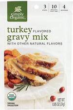 Simply Organic Roasted Turkey Flavored Gravy Seasoning Mix Case Of 12 0.85 Oz picture