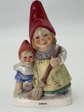 Vintage 1980 Goebel Co-Boy Greta Happy Housewife Gnome Figurine 17543-17 picture