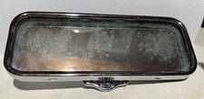 Original 1939-50 GUIDE Glare Proof Flipper Interior Ribbed Rear View Mirror picture