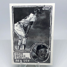 Rare Topps 2025 Shoebox Treasures 1983 Topps Wade Boggs #9 Red Sox /75 picture