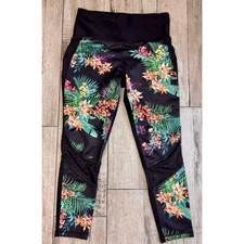 Xersion Foral women's fitted athletic leggings Size medium picture